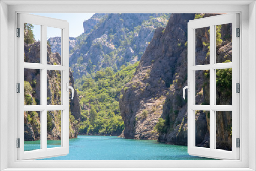 Fototapeta Naklejka Na Ścianę Okno 3D - Green canyon at Turkey - nature travel background