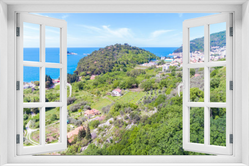 Fototapeta Naklejka Na Ścianę Okno 3D - Aerial photo of the Adriatic coastline