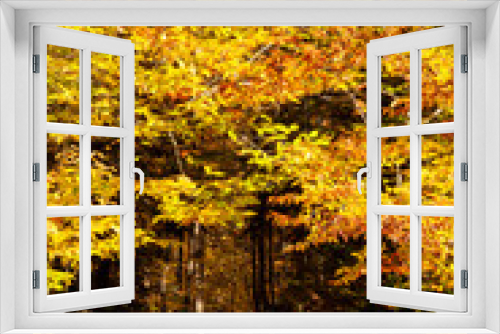 Fototapeta Naklejka Na Ścianę Okno 3D - Vermont Mountain Landscape in Autumn