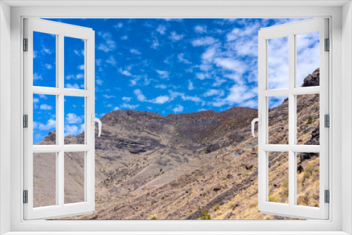 Fototapeta Naklejka Na Ścianę Okno 3D - Volcanic landscape in Gran Canaria