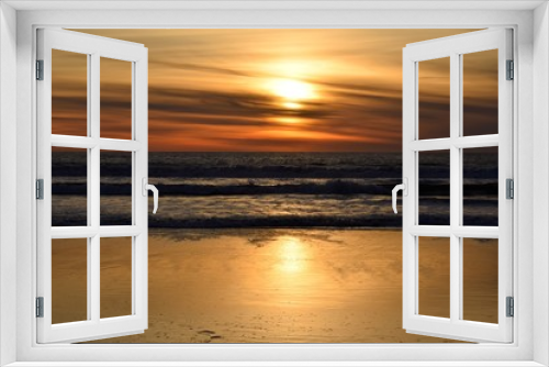Fototapeta Naklejka Na Ścianę Okno 3D - West Coast Sunset