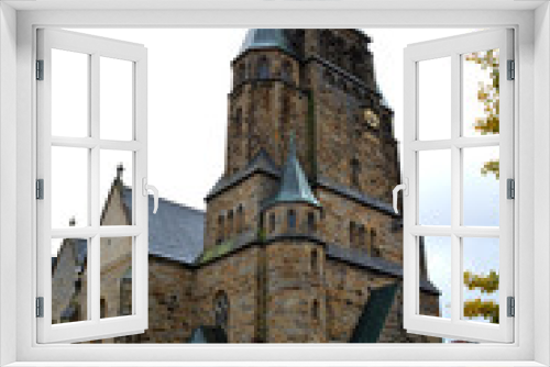 Fototapeta Naklejka Na Ścianę Okno 3D - St. Laurentius, Laurentiuskirche Warendorf in NRW