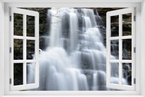 Fototapeta Naklejka Na Ścianę Okno 3D - ErieFalls
