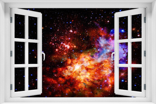 Fototapeta Naklejka Na Ścianę Okno 3D - Gorgeous galaxy and stars. The elements of this image furnished by NASA.