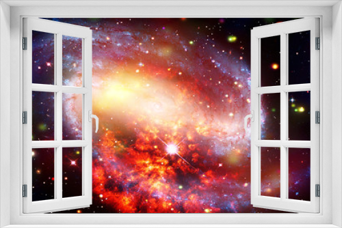 Fototapeta Naklejka Na Ścianę Okno 3D - Galaxy and nebulae. The elements of this image furnished by NASA.