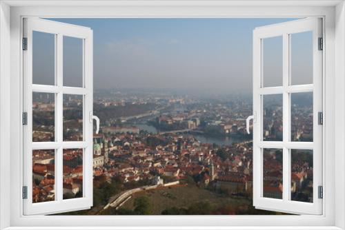 Fototapeta Naklejka Na Ścianę Okno 3D - City view of Prague 
