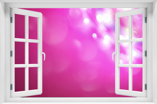 Elegant pink and purple abstract background with bokeh lights. Copyspace.