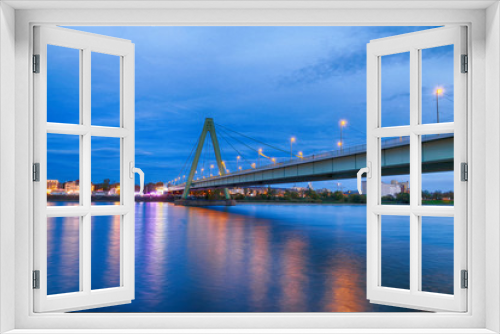Fototapeta Naklejka Na Ścianę Okno 3D - Brücke über den Rhein im Zentrum von Köln