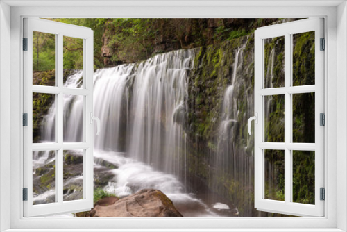 Fototapeta Naklejka Na Ścianę Okno 3D - Sgwd Isaf Clun-gwyn waterfall