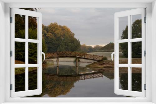 Fototapeta Naklejka Na Ścianę Okno 3D - Herbstmorgen