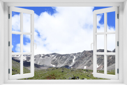 Fototapeta Naklejka Na Ścianę Okno 3D - Trekking in Alps