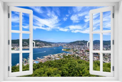 Fototapeta Naklejka Na Ścianę Okno 3D - 長崎港の風景