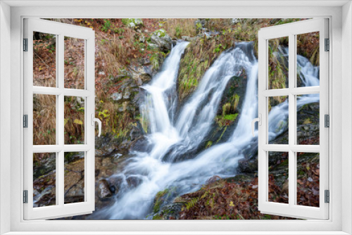 Fototapeta Naklejka Na Ścianę Okno 3D - Wasserfall im Schwarzwald 