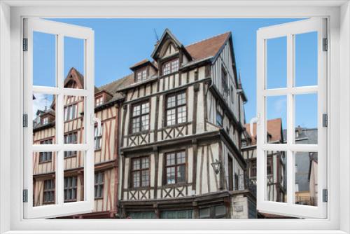 Fototapeta Naklejka Na Ścianę Okno 3D - Rues de Rouen Normandie France
