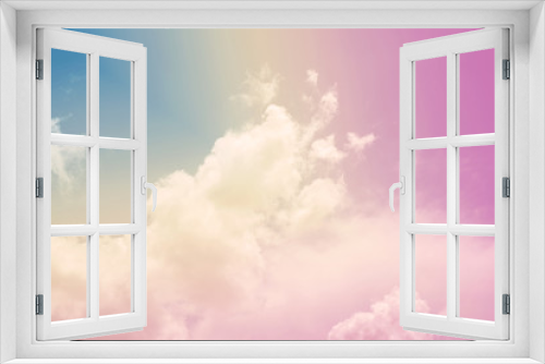 Fototapeta Naklejka Na Ścianę Okno 3D - Soft Cloud sky subtle background pastel gradient color for sky cloud nature abstract background .