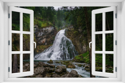 Fototapeta Naklejka Na Ścianę Okno 3D - Gollinger Wasserfall 2019
