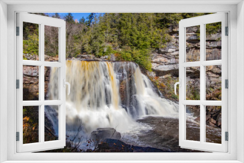 Fototapeta Naklejka Na Ścianę Okno 3D - Blackwater Falls in West Virginia