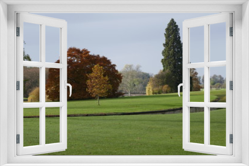 Fototapeta Naklejka Na Ścianę Okno 3D - Parkland at Burghley House