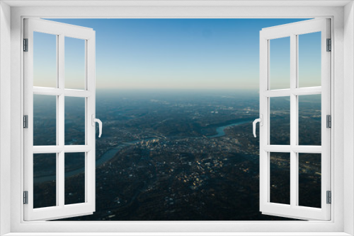 Fototapeta Naklejka Na Ścianę Okno 3D - Amerikanische landschaft von oben 