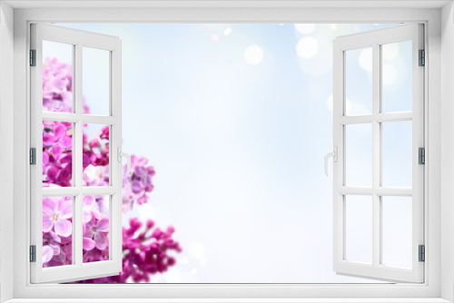 Fototapeta Naklejka Na Ścianę Okno 3D - Fresh lilac flowers