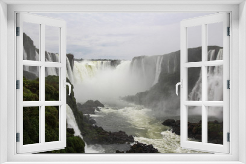 Fototapeta Naklejka Na Ścianę Okno 3D - Into the Devil's Throat, Iguazu Falls, Argentina