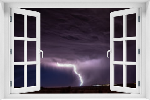 Fototapeta Naklejka Na Ścianę Okno 3D - Lightning Strike 
