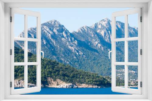 Fototapeta Naklejka Na Ścianę Okno 3D - Marmaris District Mountainous Landscape