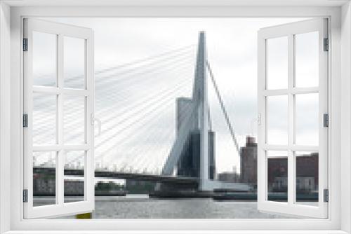 Fototapeta Naklejka Na Ścianę Okno 3D - Erasmus Bridge in Rotterdam, Netherlands