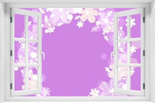 Fototapeta Naklejka Na Ścianę Okno 3D - Romantic flower background