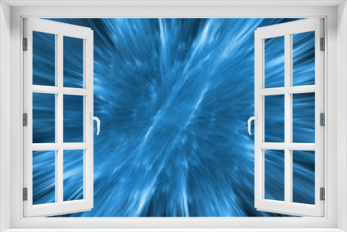 Fototapeta Naklejka Na Ścianę Okno 3D - blue night explosion 3d
