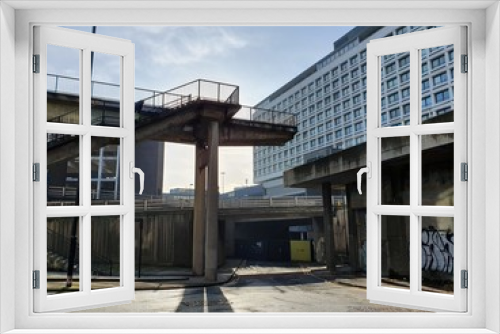 Fototapeta Naklejka Na Ścianę Okno 3D - Newcastle brutalism 108