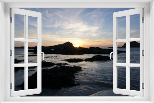 Fototapeta Naklejka Na Ścianę Okno 3D - Sonnenuntergang in St. Malo