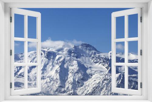 Fototapeta Naklejka Na Ścianę Okno 3D - Winter mountains in nice sunny day