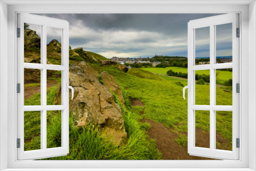 Fototapeta Naklejka Na Ścianę Okno 3D - Beautiful scenic landscape of Scotland nature.