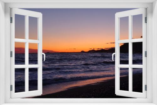 Fototapeta Naklejka Na Ścianę Okno 3D - Meerlandschaft am Abend