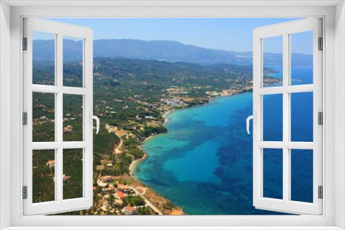 Fototapeta Naklejka Na Ścianę Okno 3D - Aerial view on Zakynthos Greece