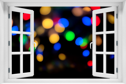 Abstract multi colored Lights bokeh . Unfocused Light background. Blured night light. background, 