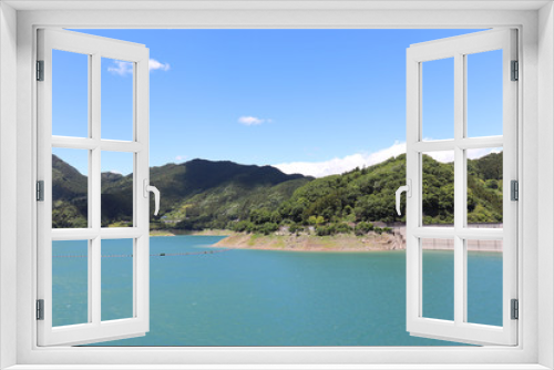Fototapeta Naklejka Na Ścianę Okno 3D - 神流湖（埼玉県神川町、群馬県藤岡市）