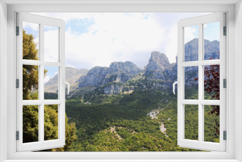 Fototapeta Naklejka Na Ścianę Okno 3D - Astraka peak of Mount Tymfi Epirus Greece