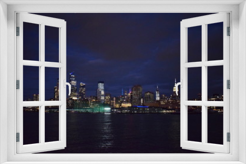 Fototapeta Naklejka Na Ścianę Okno 3D - NYC City Lights