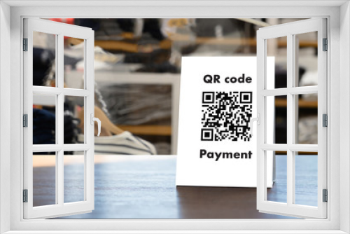 Payment QR code for Moblie ,Qr code payment, E wallet , digital pay without money cashless technology to pay