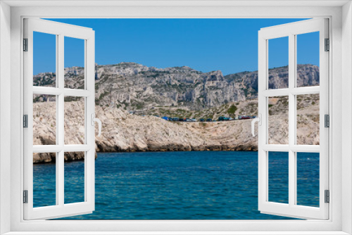 Fototapeta Naklejka Na Ścianę Okno 3D - Calanques National Park, mountainous coastline in south France near Marseille