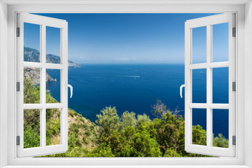 Fototapeta Naklejka Na Ścianę Okno 3D - Costiera Amalfitana, Italy, the coast at summer
