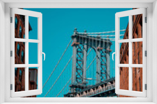 Fototapeta Naklejka Na Ścianę Okno 3D - dumbo bridge