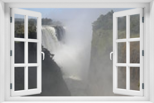 Fototapeta Naklejka Na Ścianę Okno 3D - Victoria Falls, Zimbabwe, Africa