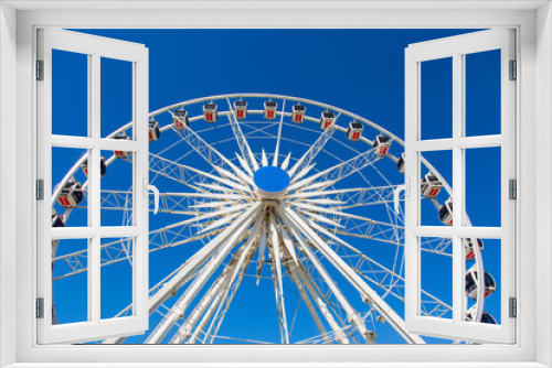 Fototapeta Naklejka Na Ścianę Okno 3D - Great Ferris Wheel