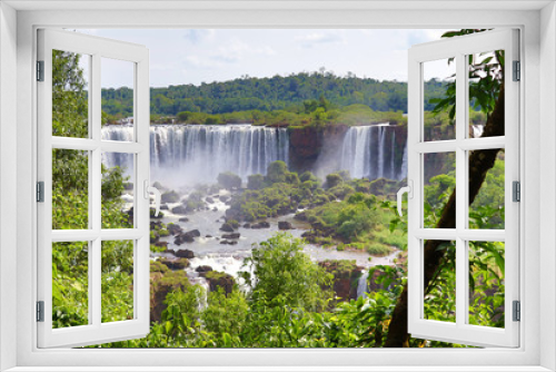 Fototapeta Naklejka Na Ścianę Okno 3D - Iguazu Falls - Iguazú National Park, Paraná, Brazil, Argentina