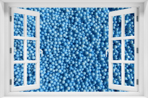 Fototapeta Naklejka Na Ścianę Okno 3D - The background with blue balls for vases