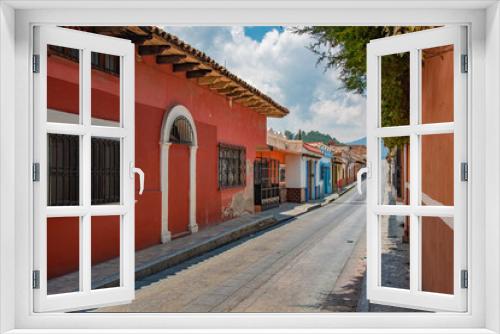 Fototapeta Naklejka Na Ścianę Okno 3D - Calles de San cristobal de las Casas, México