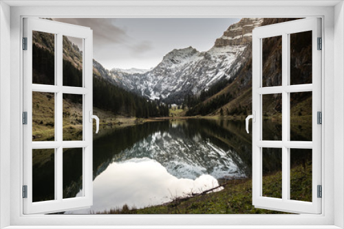 Fototapeta Naklejka Na Ścianę Okno 3D - Talalpsee in the Canton of Glarus, Switzerland